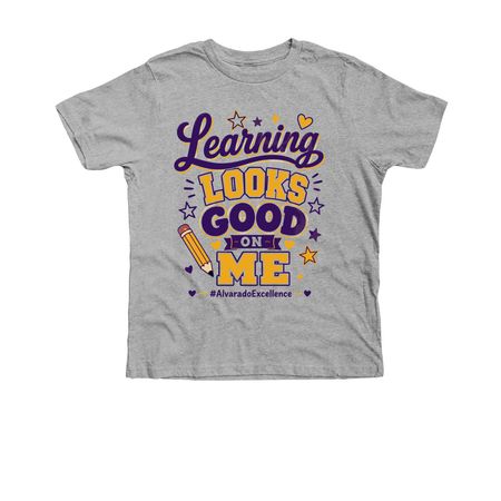 Learning AEN Kids Tee, a Athletic Heather Premium Youth Tee