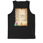 UPDATED! Taming of the Shrew Show Shirts 2026, a Deep Black Allmade Eco Triblend Tank (back-view)