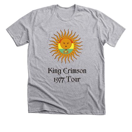 BOLIVIA KING CRIMSON, a Athletic Heather Premium Unisex Tee