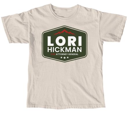 Lori Hickman for Attorney General, a Ivory Comfort Colors Unisex Tee