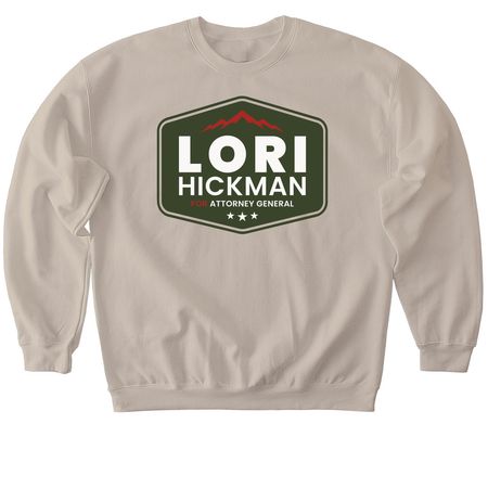Lori Hickman for Attorney General, a Sand Softstyle Crewneck Sweatshirt