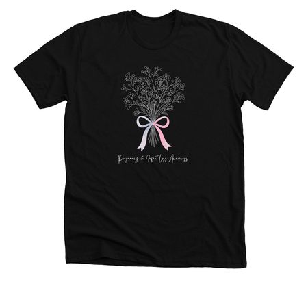 Pregnancy & Infant Loss Awareness 2026, a Solid Black Blend Premium Unisex Tee