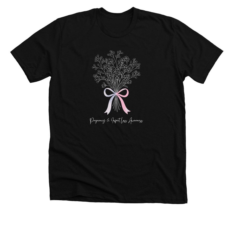 Pregnancy & Infant Loss Awareness 2026, a Solid Black Blend Premium Unisex Tee