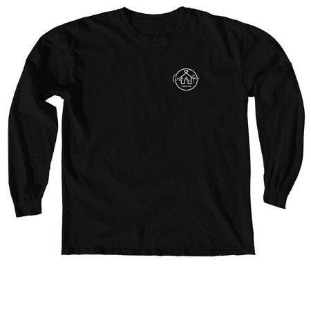 Casa de Amor, a Black Comfort Colors Long Sleeve Tee