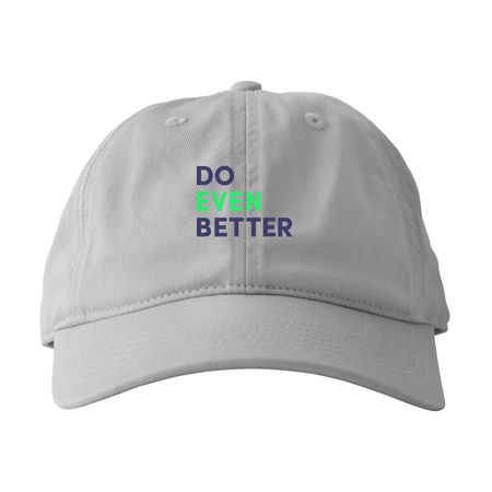 Do Even Better Hat, a Dolphin Printed Eco Baseball Cap