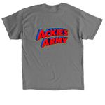 Ackie?s Army Super Ackie Shirt v2, a Charcoal Classic Unisex Tee (back-view)