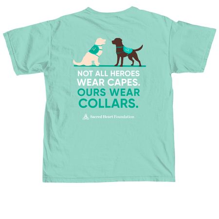 Facility Dog Heroes, a Chalky Mint Comfort Colors Unisex Tee