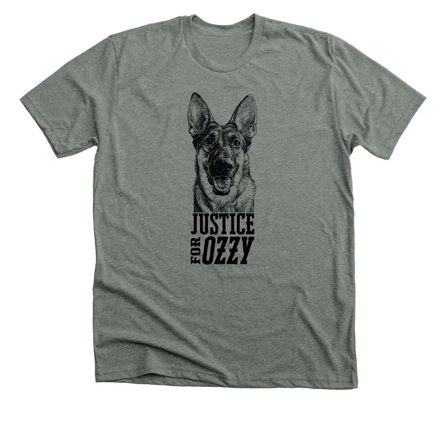 Ozzy First Anniversary, a Deep Heather Premium Unisex Tee