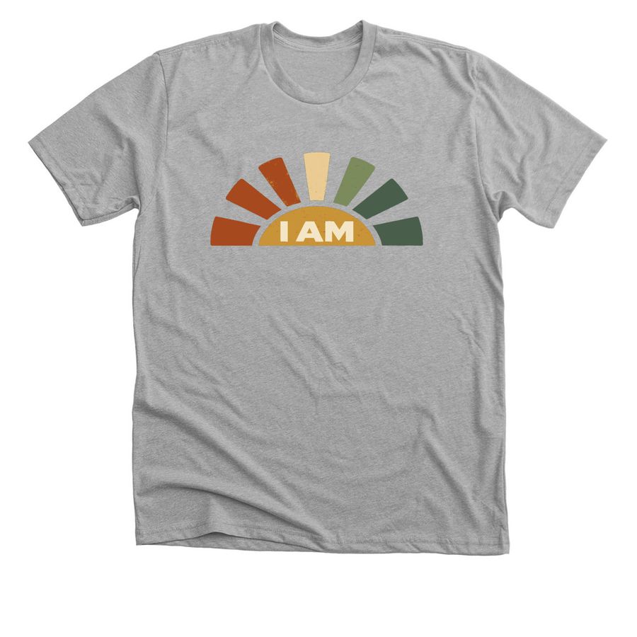 Summer Camp 2026 - I AM, a Athletic Heather Premium Unisex Tee