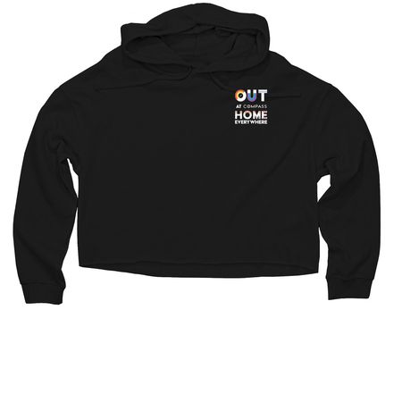 LESBIAN - HOME EVERYWHERE, a Black Women?s Lightweight Cropped Hoodie