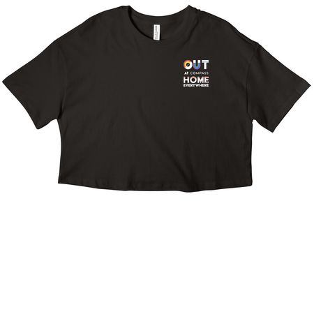 LESBIAN - HOME EVERYWHERE, a Black Women?s Cropped Cotton Tee