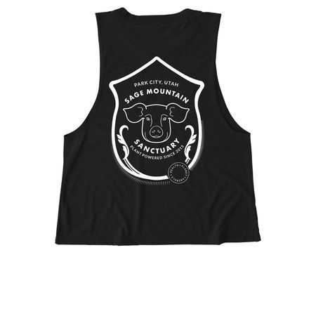 Tank Tops, a Deep Black Allmade Eco Triblend Women?s Muscle Tank