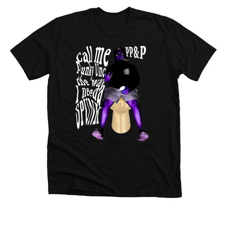 Funky Unc, a Solid Black Blend Premium Unisex Tee