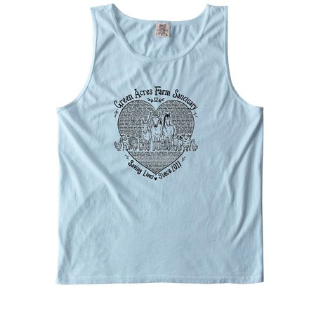 Saving Lives, a Chambray Comfort Colors Tank Top