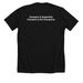 Consent Academy Logo, a Solid Black Blend Premium Unisex Tee (back-view)