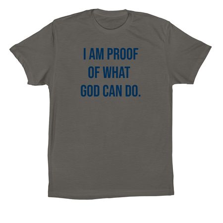 Living Proof - Navy, a Asphalt Premium Cotton Tee