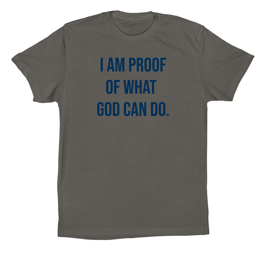 Living Proof - Navy, a Asphalt Premium Cotton Tee