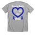 Anchored In Hope, a Athletic Heather Premium Unisex Tee (back-view)