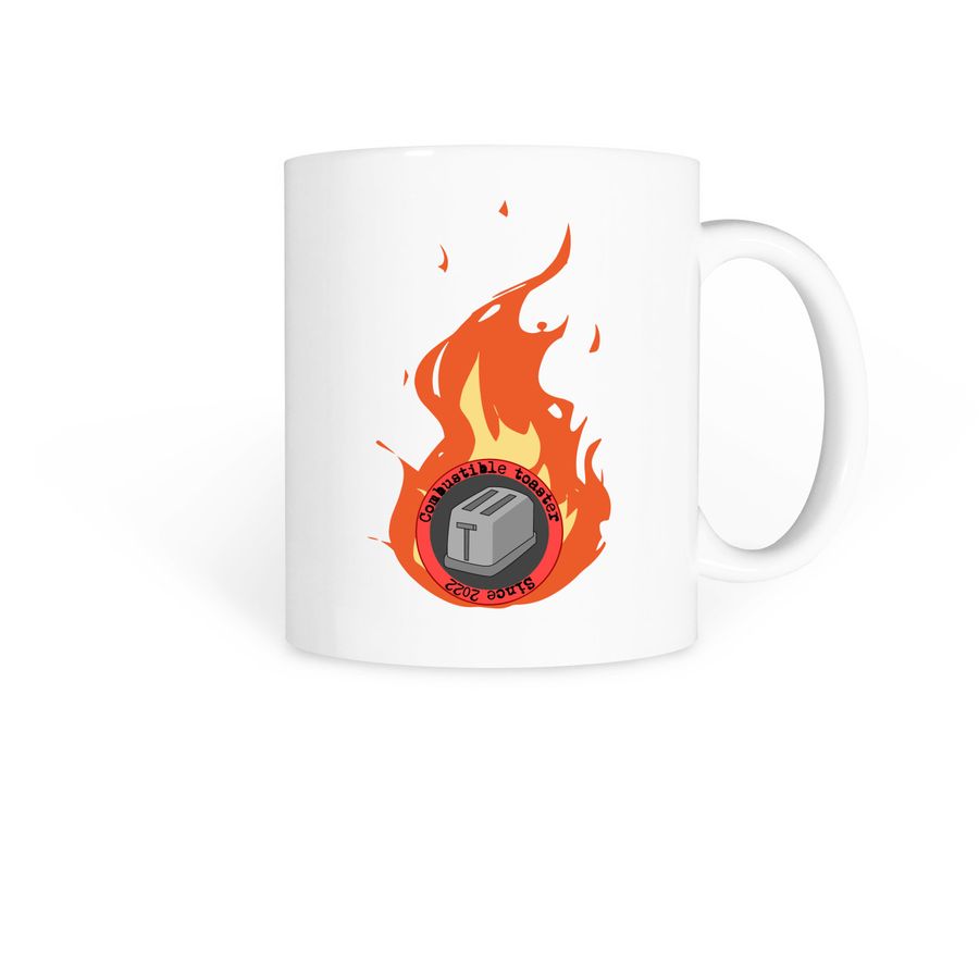 TOASTER MUGS, a White Coffee Mug