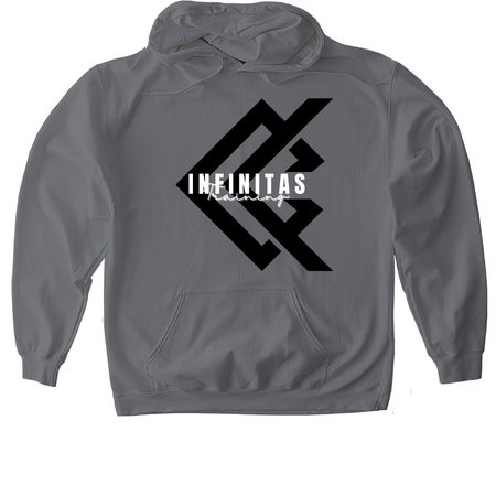 Black & White Series, a Charcoal Gildan Softstyle Pullover Hoodie