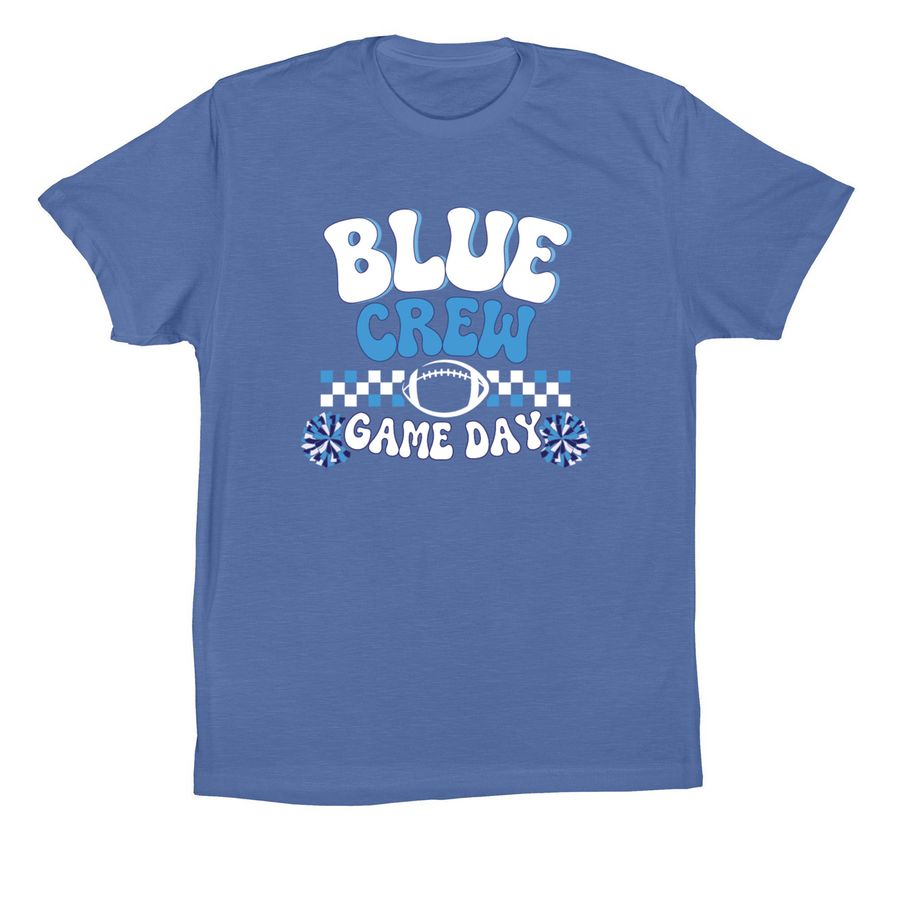 Blue Crew, a Columbia Blue Premium Cotton Tee