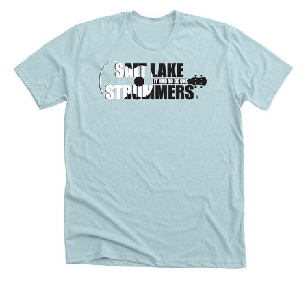 Classic T Shirt in fun colors&nbsp;, a Heather Ice Blue Premium Unisex Tee