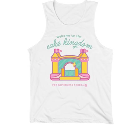 Fit for Royalty ?&nbsp;, a White Premium Cotton Tank