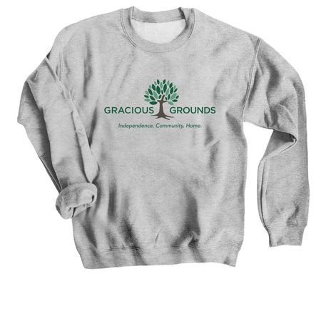 Gracious Grounds Style, a Sport Grey Crewneck Sweatshirt