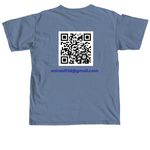 44th Annual Beat the Bridge - BreakthroughT1D, a Blue Jean Comfort Colors Unisex Tee (back-view)