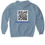 44th Annual Beat the Bridge - BreakthroughT1D, a Stone Blue Gildan Softstyle Pullover Hoodie (back-view)