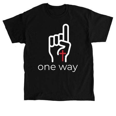 One Way, a Black Classic Unisex Tee