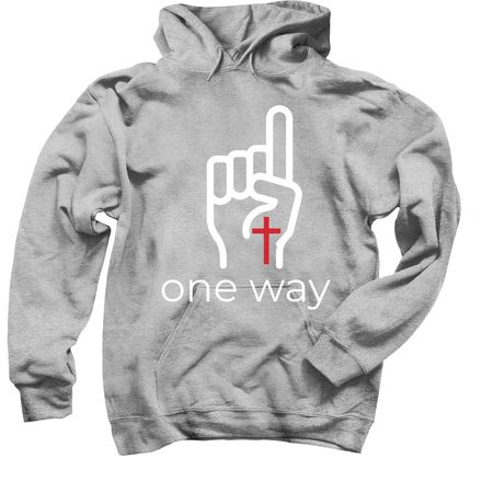 One Way, a Sport Grey Pullover Hoodie