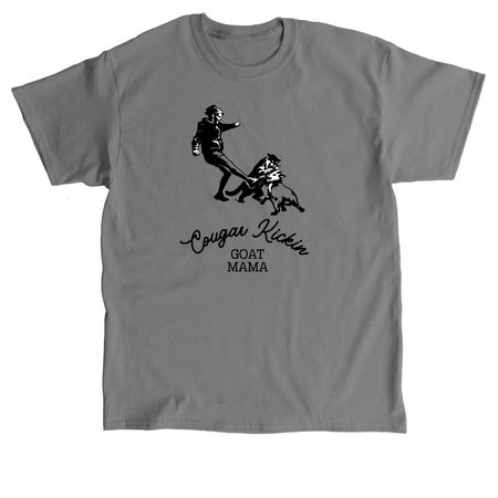 Cougar Kickin Goat Mama, a Charcoal Classic Unisex Tee