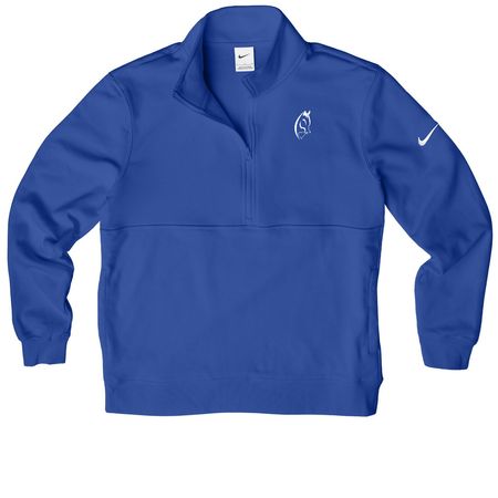New Hope Logo Athletic Collection, a Game Royal Nike Club Fleece Half Zip Pullover