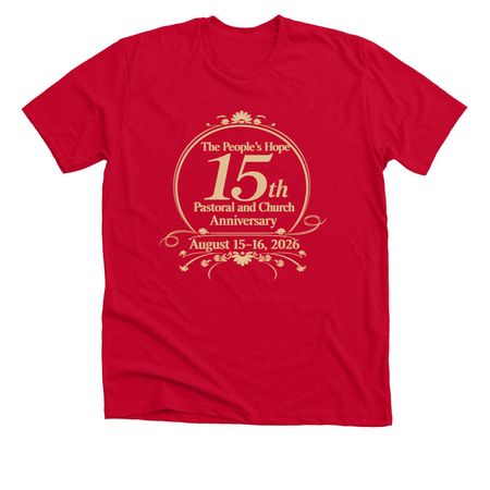The Peoples Hope, a Solid Red Blend Premium Unisex Tee