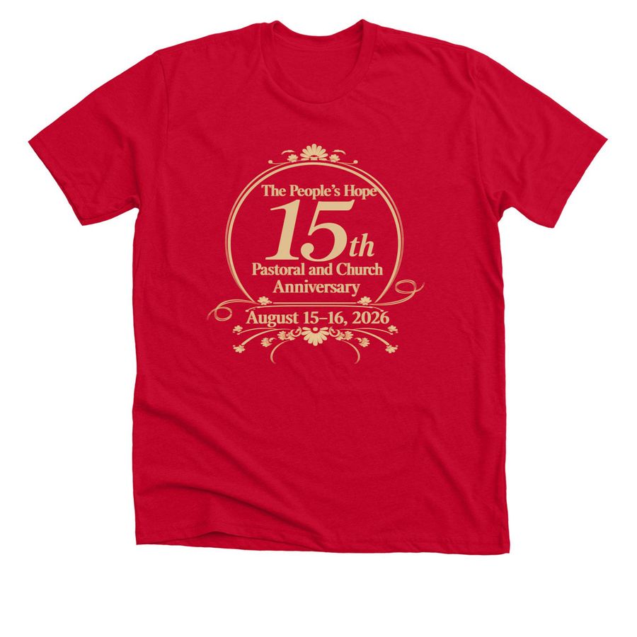 The Peoples Hope, a Solid Red Blend Premium Unisex Tee