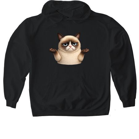 Shrug, a Black Gildan Softstyle Pullover Hoodie