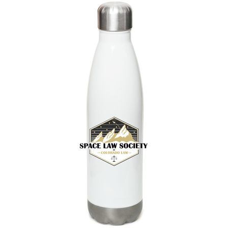 SLS Water Bottle, a White Stainless Steel Water Bottle