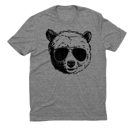 The Mama Bear Collection, a Aluminum Grey Allmade Eco Triblend Unisex Tee