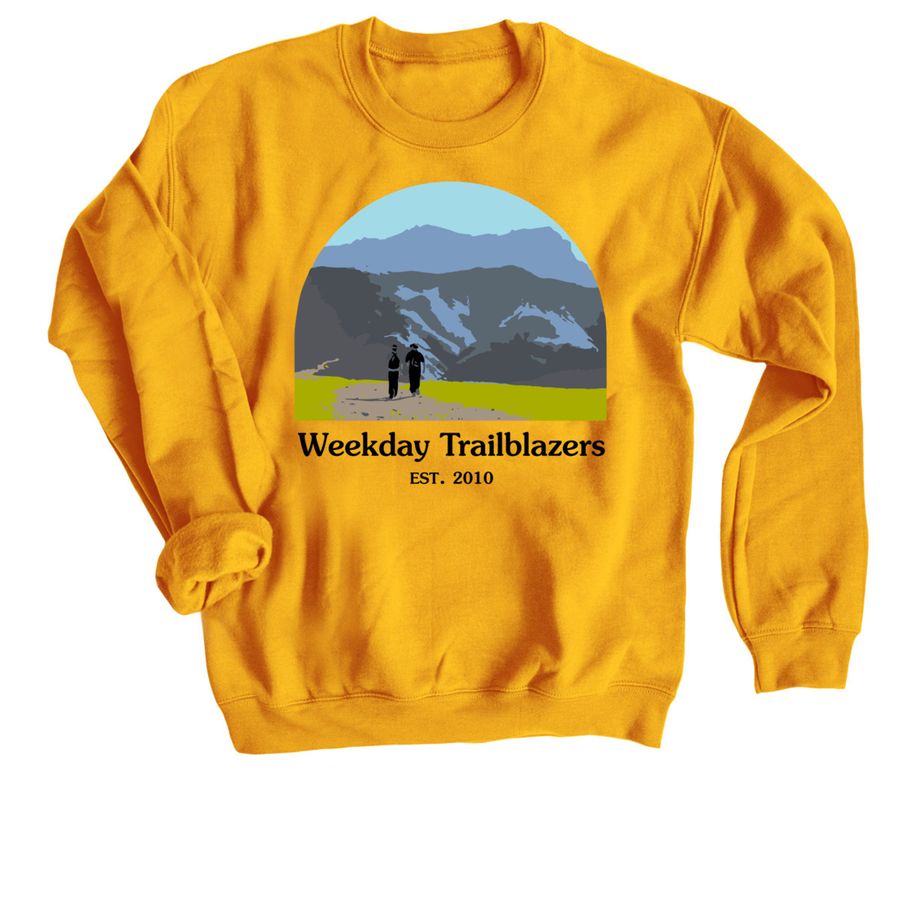 Weekday Trailblazers Logo Sweats, a Gold Crewneck Sweatshirt