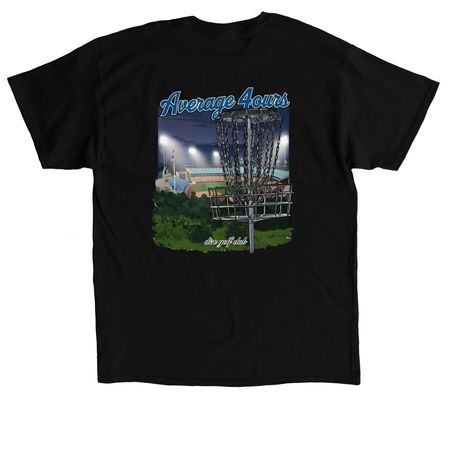 Average 4ours Night Game, a Black Classic Unisex Tee