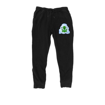IDONTFEELYOU JOGGERS&nbsp;, a Black Midweight Fleece Joggers