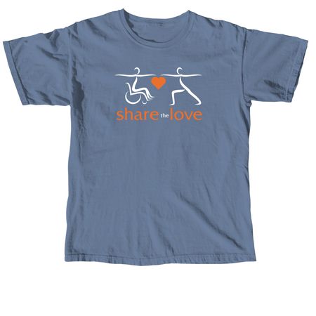 Kiss My Asana 2026, a Blue Jean Comfort Colors Unisex Tee