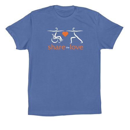 Kiss My Asana 2026, a Columbia Blue Premium Cotton Tee