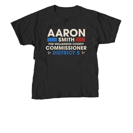 Campaign 1, a Black Youth Unisex Tee