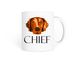 Chief Coffee Mug Colored Design, a White Coffee Mug