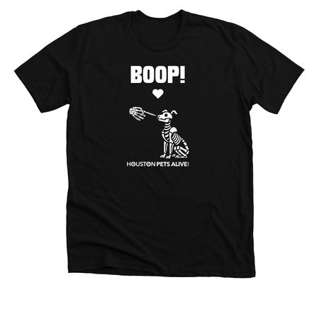 Spooky Nose Boop, a Solid Black Blend Premium Unisex Tee