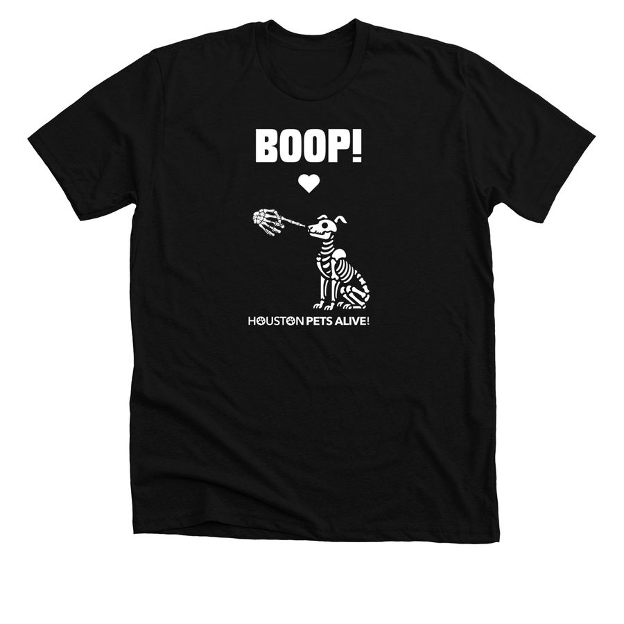 Spooky Nose Boop, a Solid Black Blend Premium Unisex Tee