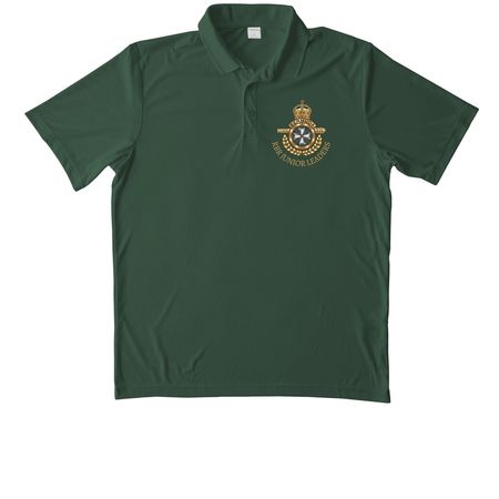RBR JL'S POLO SHIRTS, a Forest Green Unisex Performance Polo
