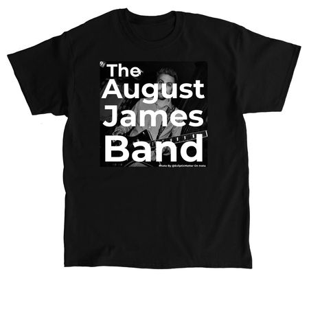 ///The August James Band///, a Black Classic Unisex Tee